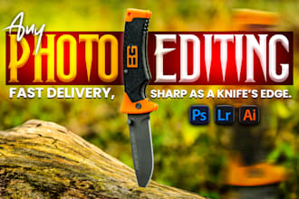 quickly handle any photoshop job, photo manipulation,image editing or add object