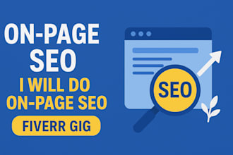 do on page SEO to improve google ranking