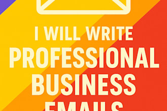 write polished professional business emails and replies