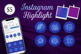 design custom instagram highlight icons