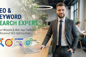 boost website, web app with professional SEO optimization