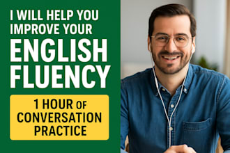 help you with english conversation practice