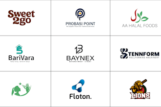 design professional and unique logo for your business or brand