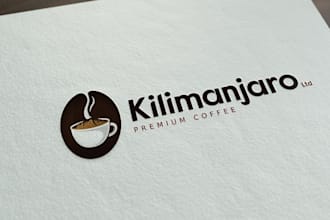design a premium bakery, restaurant, or coffee shop logo