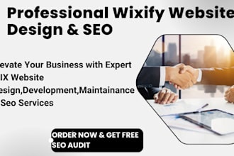 design, customize, and optimize your wixify website for speed, SEO, and sales
