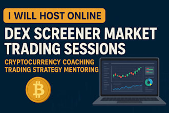 host online dex screener market trading session, coaching cryptocurrency, coins