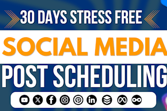 schedule posts on instagram, facebook and all social media