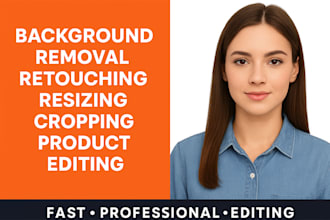 do high quality image editing retouch, resize and background removal