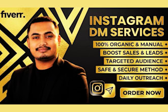 manually send targeted instagram dms for leads, sales, brand growth