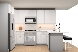 do 2020 kitchen designs as a salaried employee