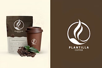 do a attractive cafe and coffee shop logo design