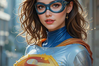 draw a superhero character