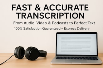 deliver accurate transcripts of your french audio or video files