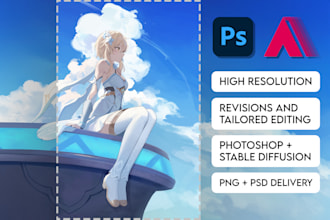 expand or extend your photo of choice in high resolution