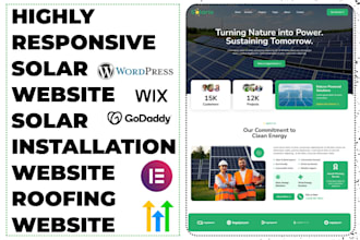 design solar website solar panel roofing website solar installation website