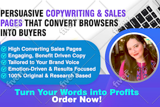 be your effective sales copywriter