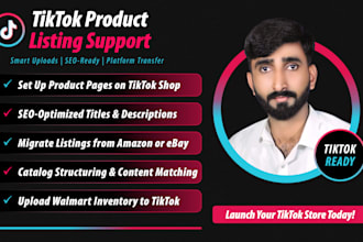 setup tik tok shop, tik tok product listing and tiktok shop marketing