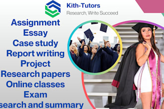 write assignment, essay, research and summary, paper, case study, report project