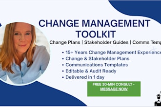 develop change management plans and communication strategies