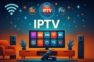 provide professional restream iptv setup and stable connections HD channels