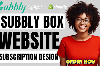 design subbly website subbly subscription box or membership store develop subbly