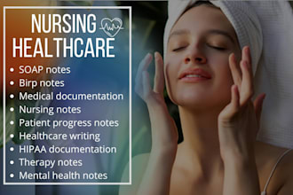 write therapy notes, soap notes, birp note, progress notes and case studies