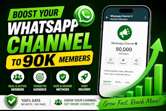 boost whatsapp channel 90k whatsapp channel followers whatsapp channel promotion