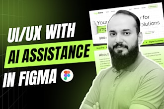do web and app UI UX design in figma with ai assistance