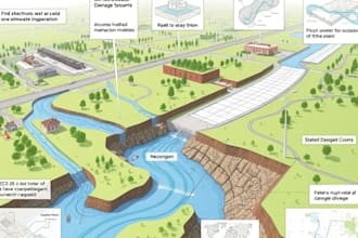 do flood management, stormwater drainage, civil3d grading plan, hec ras hms gis