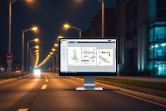 do road lighting and street lighting with dialux
