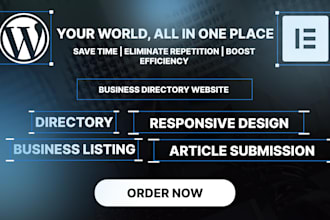 build out your directory website on brilliant directory, backlinks