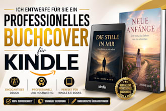 ich entwerfe für sie ein professionelles buchcover für kindle