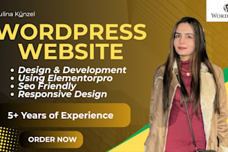 create and modify a responsive wordpress website