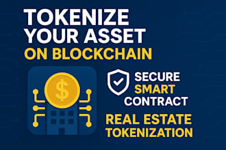 tokenize your asset on blockchain secure smart contract real estate tokenization