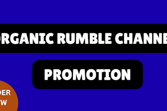 rank your rumble channel organically