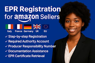 do epr registration and vat for amazon sellers in france, germany, italy and eu