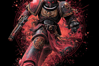 create warhammer 40k art