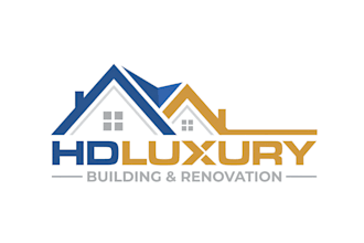 do unique real estate construction property and mortgage logo design