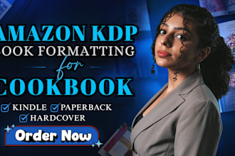do amazon kdp book formatting for cookbook, cookbook book formatting