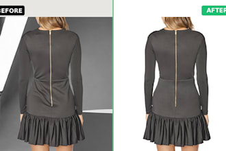 do ghost mannequin and clothing photo editing