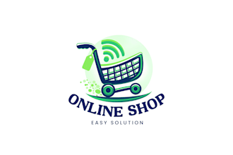 design ecommerce online store shop retail business logo within 8 hours