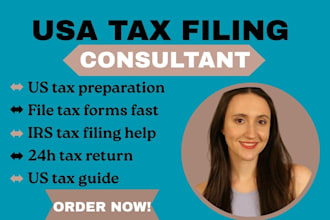 create a complete easy to read guide on US taxes for your situation
