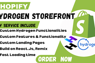 build high performance custom shopify themes with liquid, cli, and hydrogen