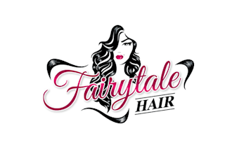 design amazing super fairy tale hair logo