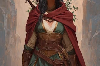 illustrate your ttrpg oc, vtm, fantasy, dnd character art