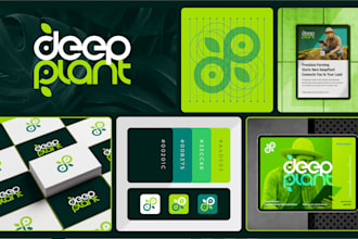 design business logo and brand identity with complete branding kit