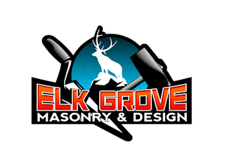 design modern custom construction, masonry logo