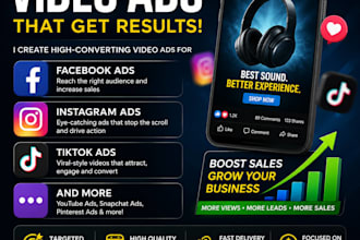 design viral ads for tiktok, facebook and instagram