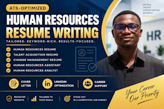 write HR resume for human resources assistant, talent acquisition specialist