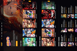 create comic website, digital downloadable product website, downloading website